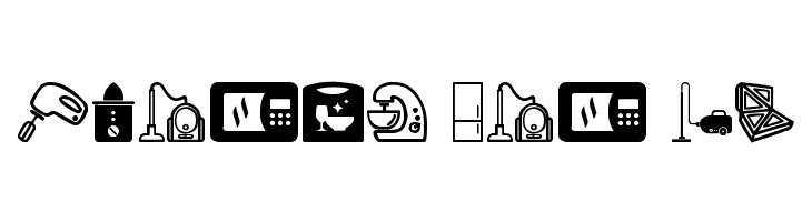 Home Appliances  Free Fonts Download