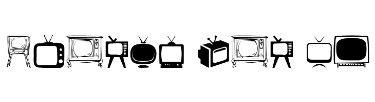 T.V.  Free Fonts Download