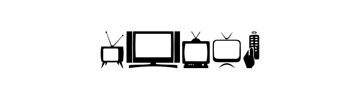 T.V.  Free Fonts Download