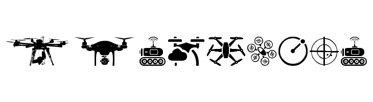 drone  Free Fonts Download