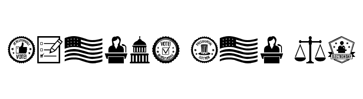 us election  Free Fonts Download