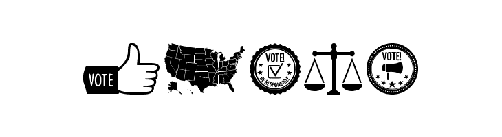 us election  Free Fonts Download