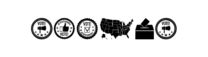 us election  Free Fonts Download