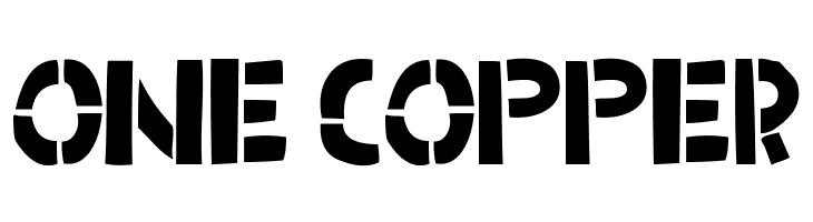 WOODCUTTER ARMY [Stencil]  Free Fonts Download