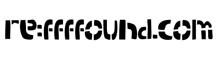 WOODCUTTER ARMY [Stencil]  Free Fonts Download