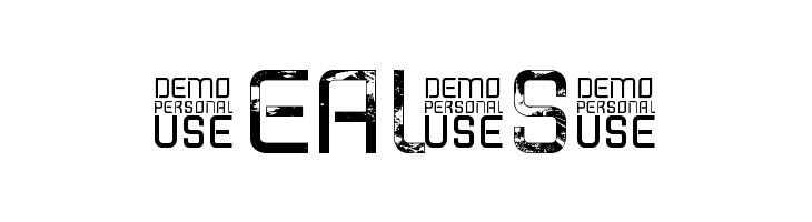 Shatterdome Personal Use Grunge  Free Fonts Download