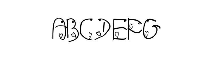 KonKhmer_HEART PJ  Free Fonts Download