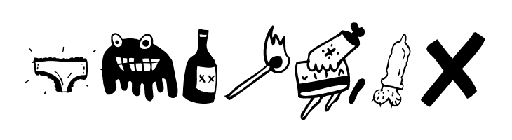 Woodcutter El día del juicio [rare Icons Font]  Free Fonts Download