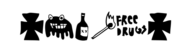 Woodcutter El día del juicio [rare Icons Font]  Free Fonts Download