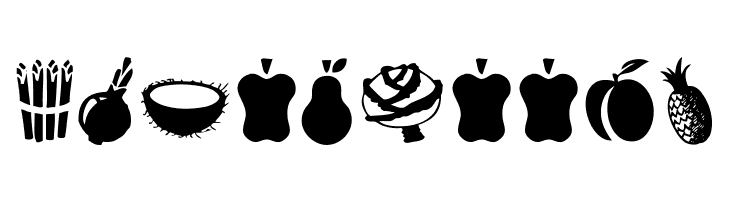 Vegetables  Free Fonts Download