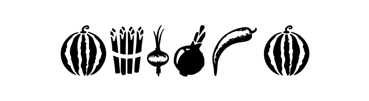Vegetables  Free Fonts Download