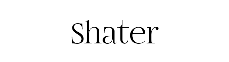 Shater FogtwoNo5 Font