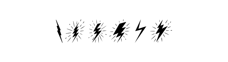 Lightning Bolt  Free Fonts Download