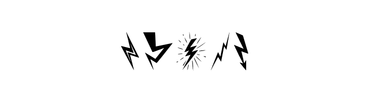 Lightning Bolt  Free Fonts Download