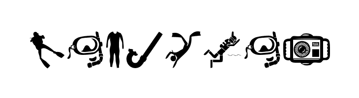 Diving  Free Fonts Download