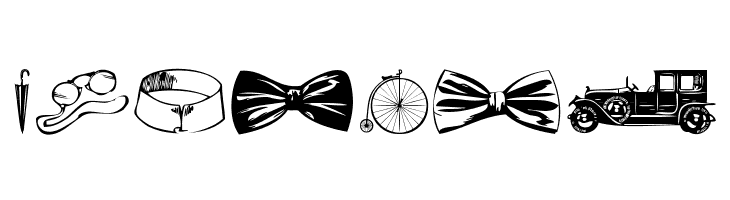Gentleman Icons  Free Fonts Download
