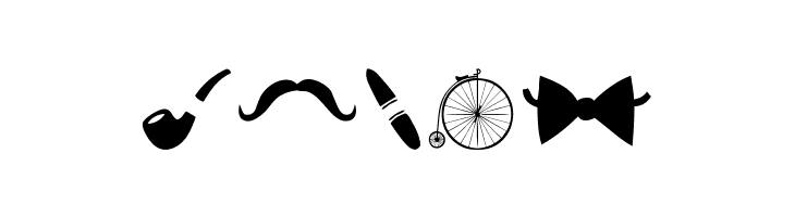 Gentleman Icons  Free Fonts Download