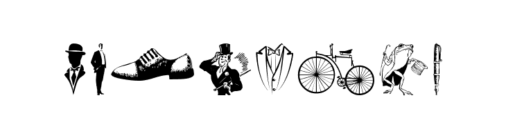 Gentleman Icons  Free Fonts Download