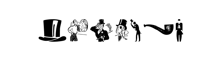 Gentleman Icons  Free Fonts Download