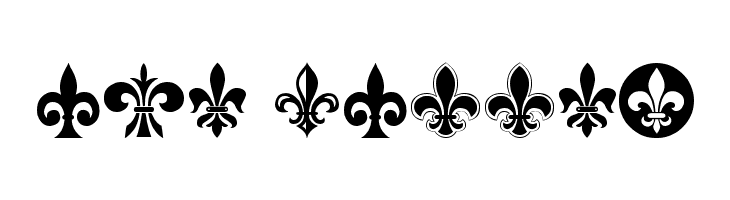 Fleur de Lis  Free Fonts Download