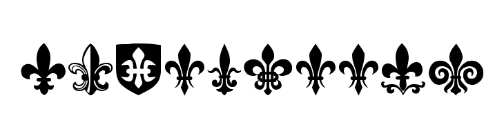 Fleur de Lis  Free Fonts Download