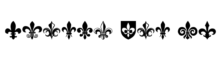 Fleur de Lis  Free Fonts Download