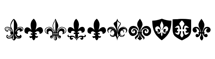 Fleur de Lis  Free Fonts Download