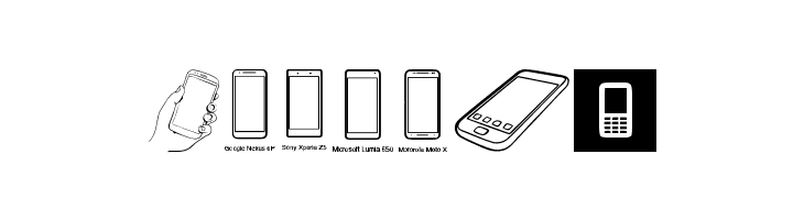 Smartphone Icons  Free Fonts Download