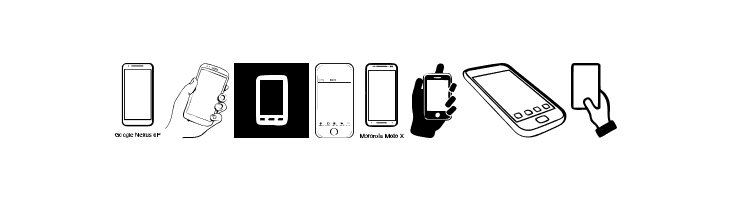 Smartphone Icons  Free Fonts Download