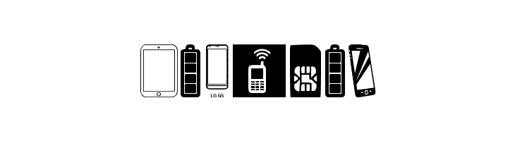 Smartphone Icons  Free Fonts Download