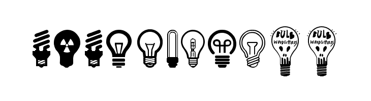 Bulbs  Free Fonts Download