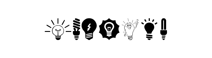 Bulbs  Free Fonts Download