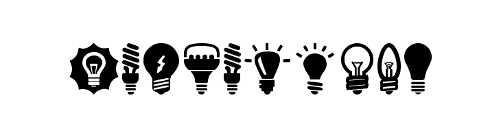 Bulbs  Free Fonts Download