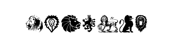 Lions  Free Fonts Download