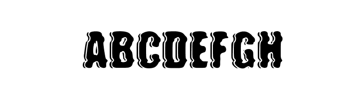 ABCDEFGH future war Font