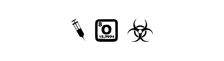 Science Icons  Free Fonts Download