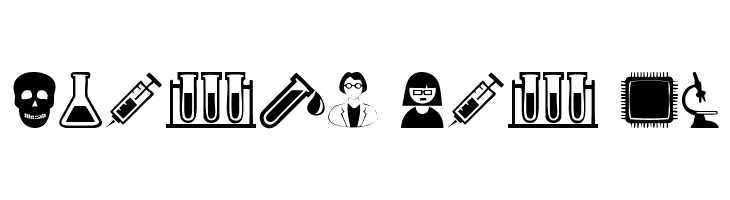 Science Icons  Free Fonts Download