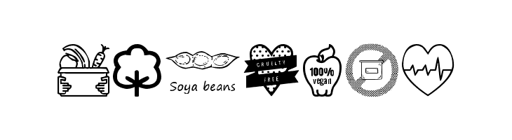 Vegan Icons  Free Fonts Download