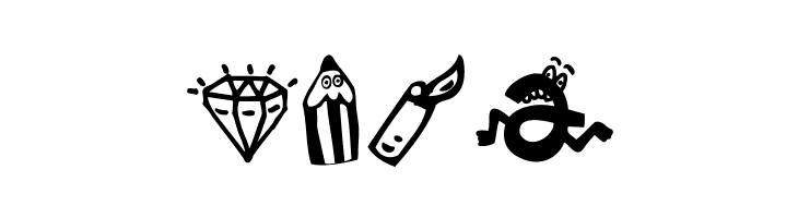 Woodcutter rare drawings  Free Fonts Download