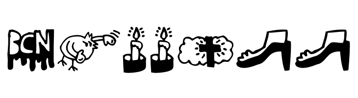 Woodcutter rare drawings  Free Fonts Download