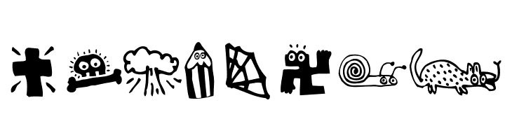 Woodcutter rare drawings  Free Fonts Download