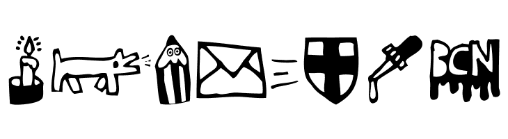 Woodcutter rare drawings  Free Fonts Download