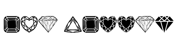 Diamonds  Free Fonts Download
