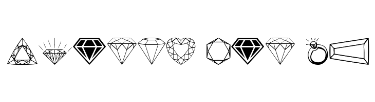 Diamonds  Free Fonts Download