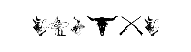 Wild West Icons  Free Fonts Download