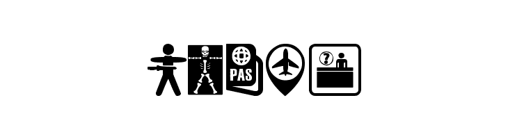 Airport Icons  Free Fonts Download
