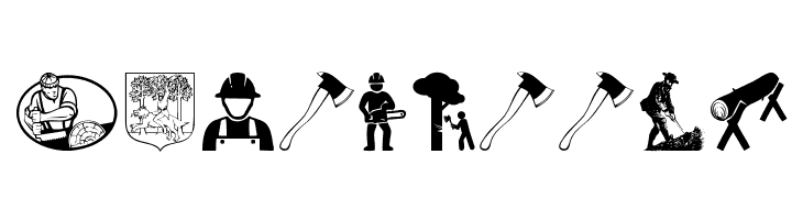 THE WOODCUTTER  Free Fonts Download