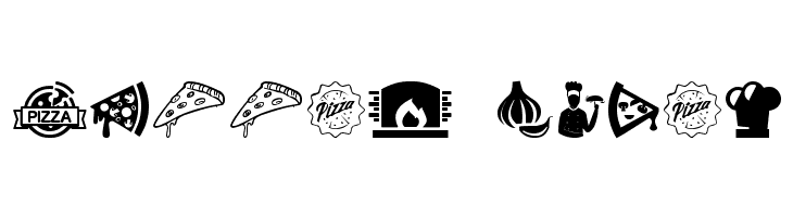 Pizza  Free Fonts Download