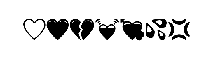 whatsapp emoticons  Free Fonts Download