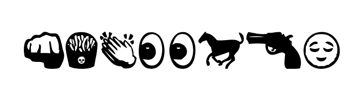 whatsapp emoticons  Free Fonts Download